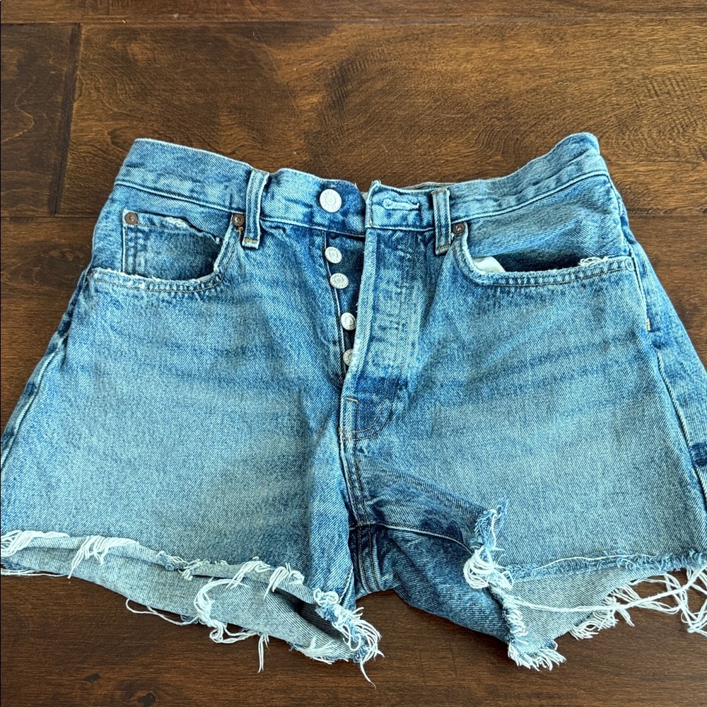 Agolde Parker Denim Jean Shorts